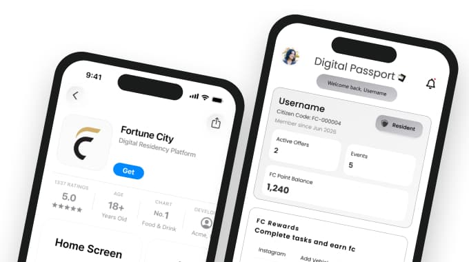 Fortune City portfolio project
