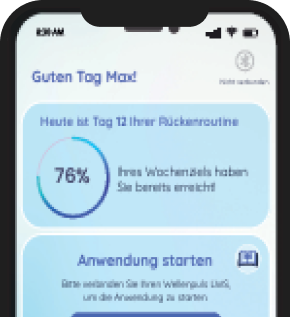 Guided Rehabilitation mobile mockup