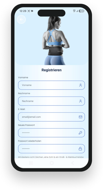 Wellenpuls health profile screen